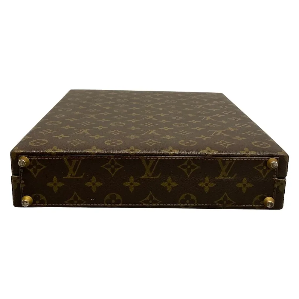 Louis Vuitton Vertical attache case Monogram Trunk Case M53175